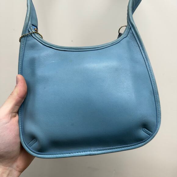 Vintage Coach Ergo Mini Zip Glacier Blue 9020 - Picture 3 of 7